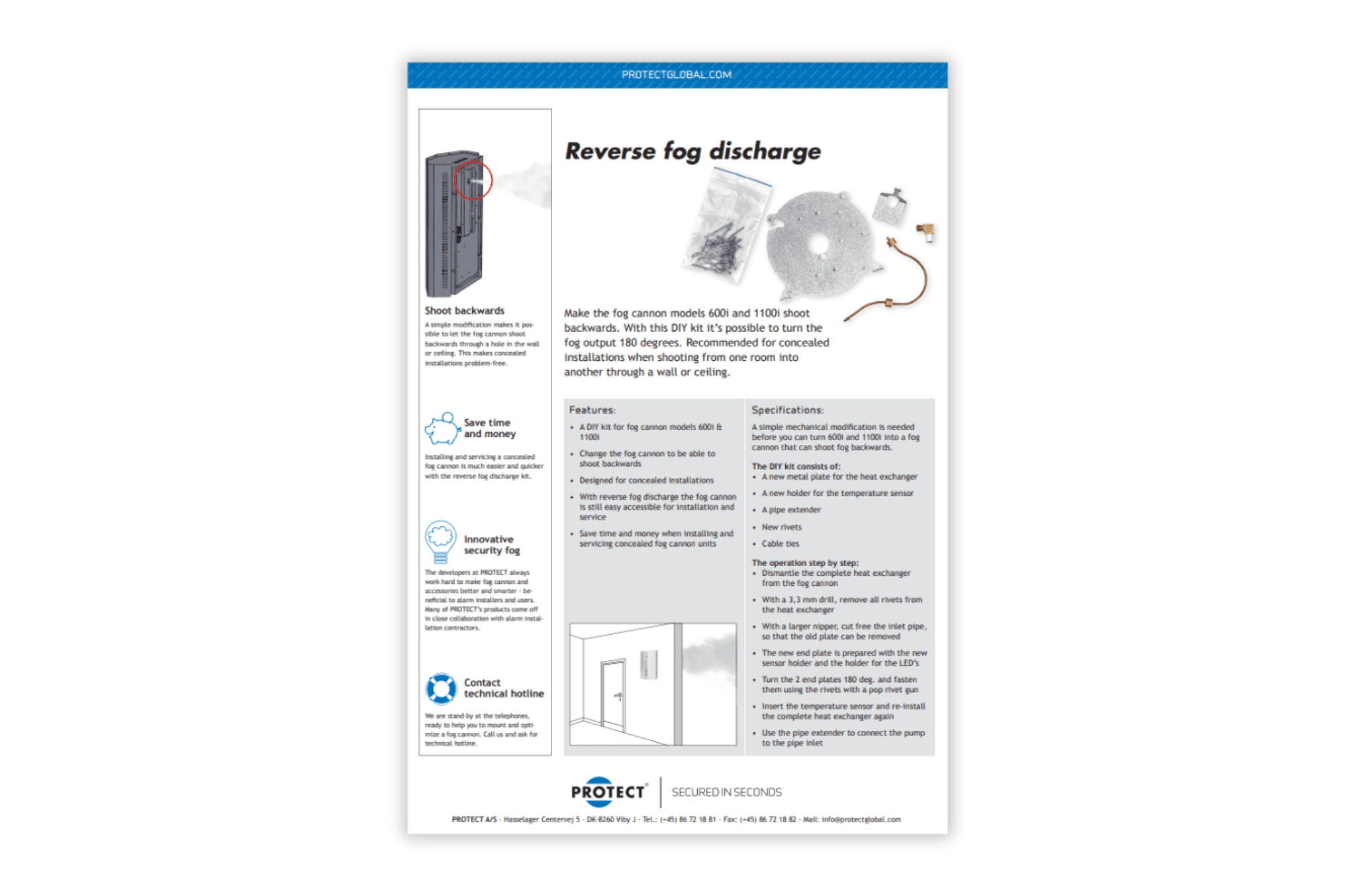 reverse fog discharge datasheet