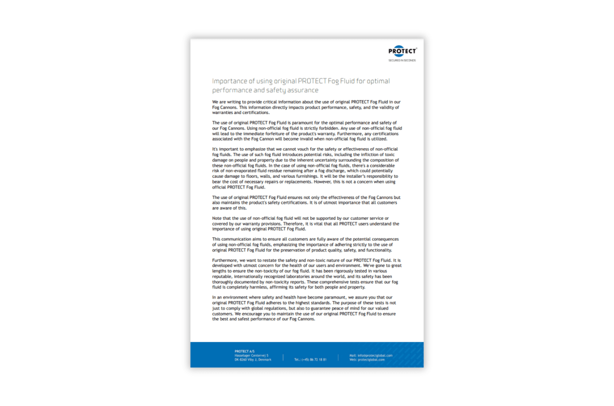 non-official fog fluid